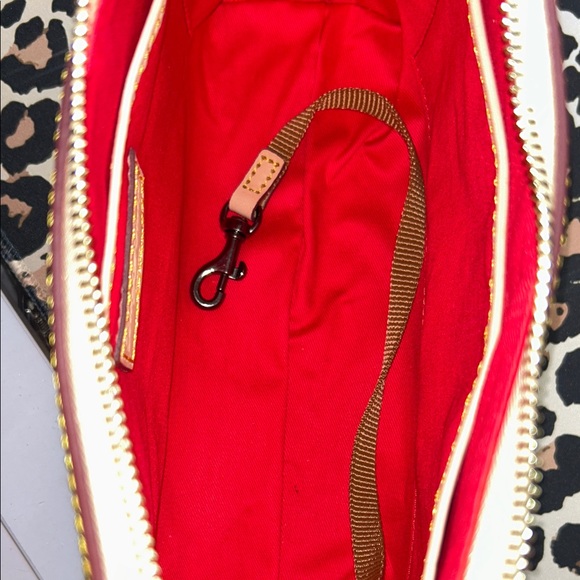 Dooney & Bourke Fuchsia Patent Leather Shoulder Bag - Picture 5 of 7